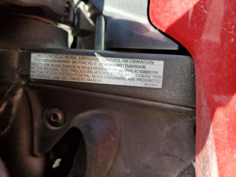 Aukcja sprzedaży 2025 Ducati Monster, vin: ZDMMAMDT7SB010496, numer aukcji: 58493706
