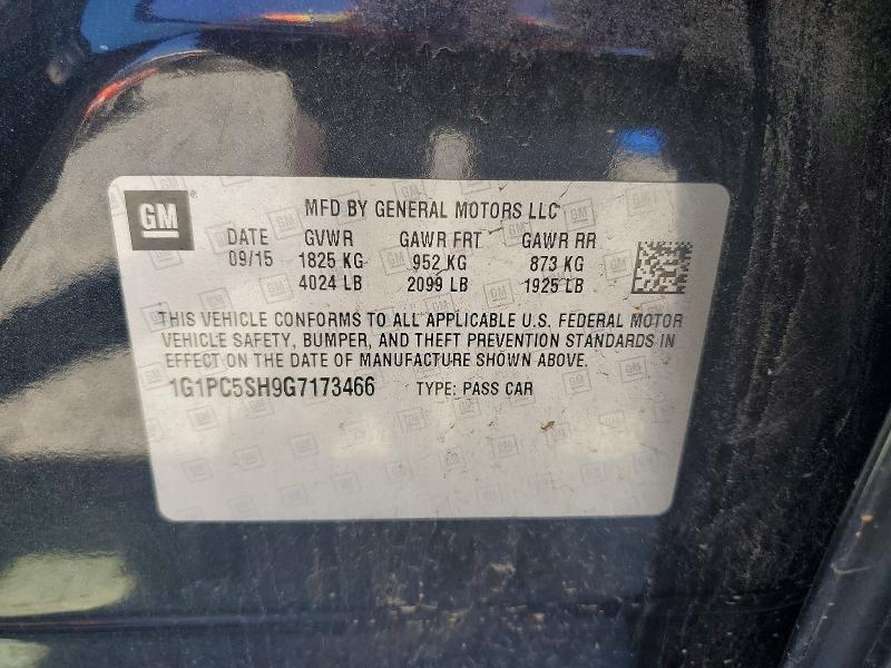 Продаж на аукціоні авто 2016 Chevrolet Cruze Limited, vin: 1G1PC5SH9G7173466, номер лоту: 55817286