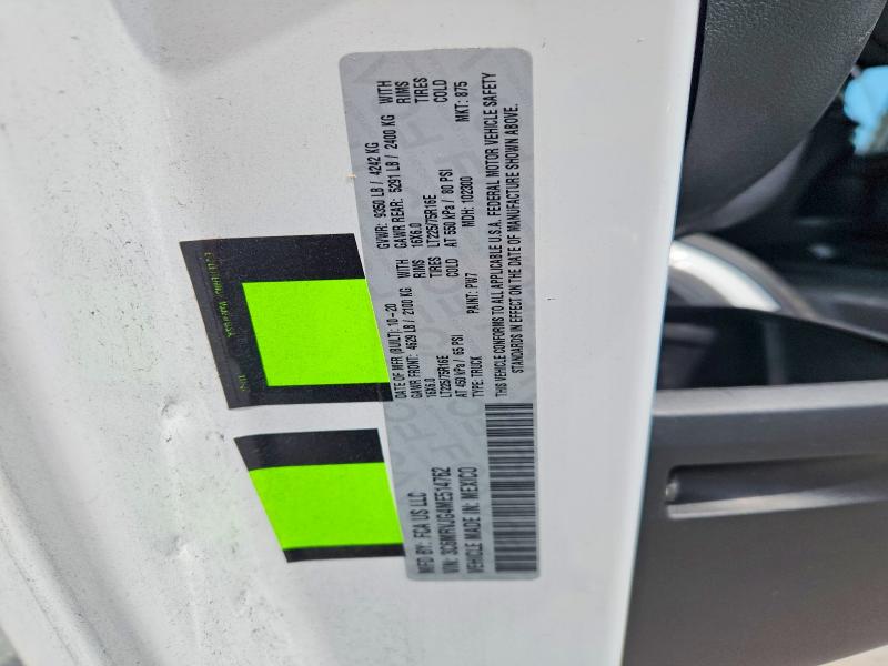 Продажа на аукционе авто 2021 Ram Promaster 3500, vin: 3C6MRVJG4ME514762, номер лота: 57415196