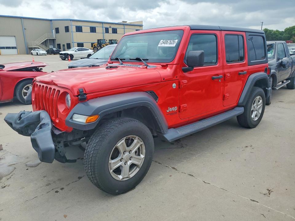 Продажа на аукционе авто 2019 Jeep Wrangler Unlimited, vin: 1C4HJXDG0KW671023, номер лота: 54867626