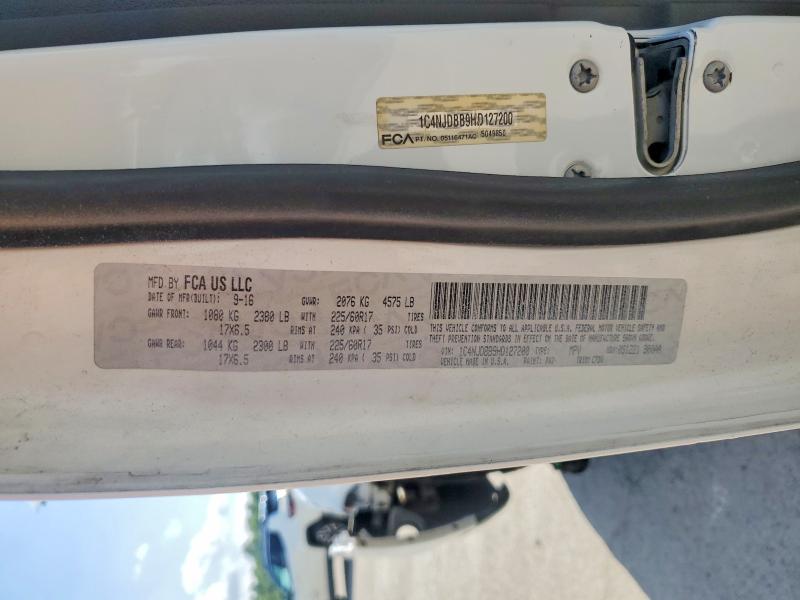 Продажа на аукционе авто 2017 Jeep Compass, vin: 1C4NJDBB9HD127200, номер лота: 56901306