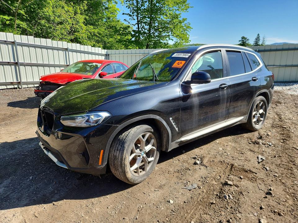 2022 Bmw X3 მანქანა იყიდება აუქციონზე, vin: 5UX43DP05N9J77733, აუქციონის ნომერი: 55697966