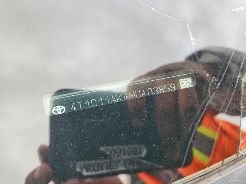 Aukcja sprzedaży 2021 Toyota Camry, vin: 4T1C11AK4MU403859, numer aukcji: 57579516