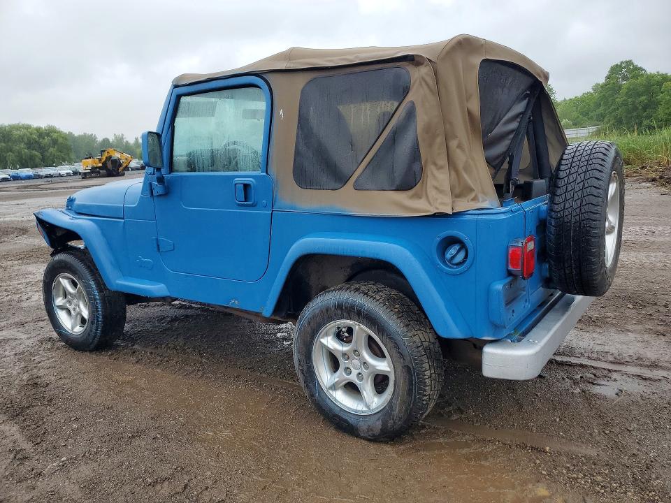 2002 Jeep Wrangler / Tj მანქანა იყიდება აუქციონზე, vin: 1J4FA29P02P769458, აუქციონის ნომერი: 57713106