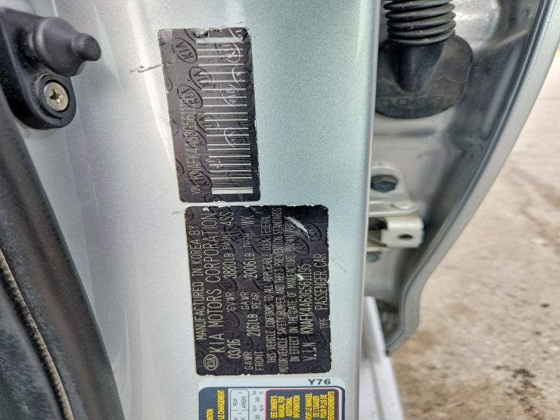 Aukcja sprzedaży 2016 Kia Forte, vin: KNAFK4A63G5611195, numer aukcji: 55337566