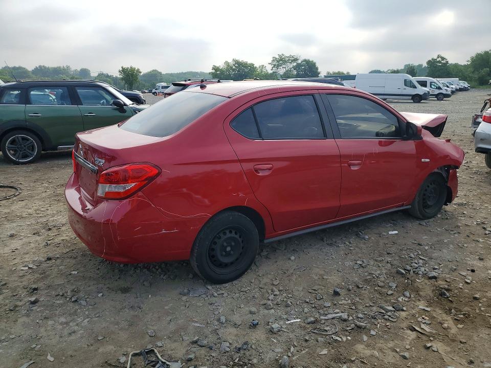 58528686 :رقم المزاد ، ML32F3FJ5KHF10394 vin ، 2019 Mitsubishi Mirage مزاد بيع