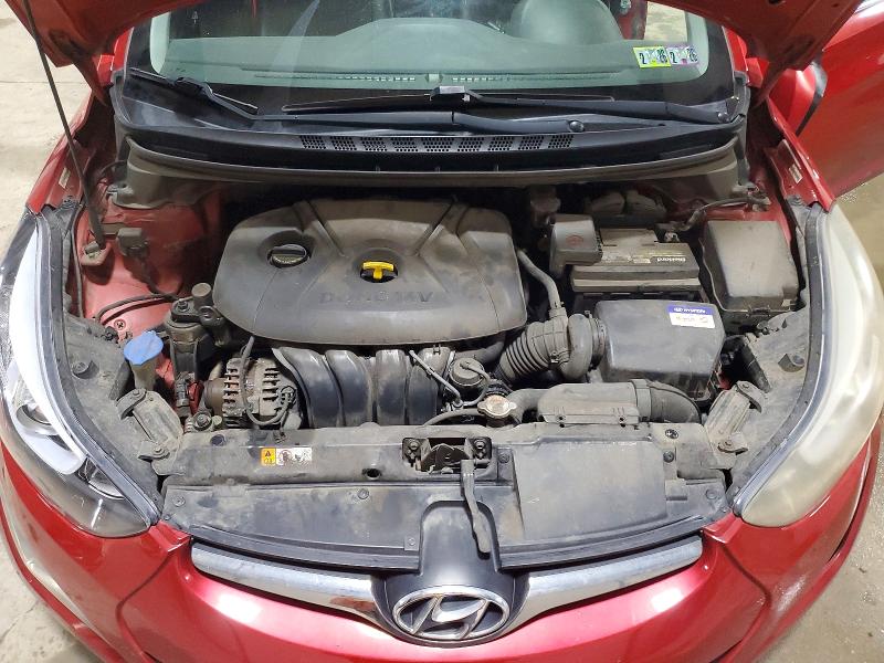 2014 Hyundai Elantra მანქანა იყიდება აუქციონზე, vin: KMHDH4AE7EU105402, აუქციონის ნომერი: 56759186