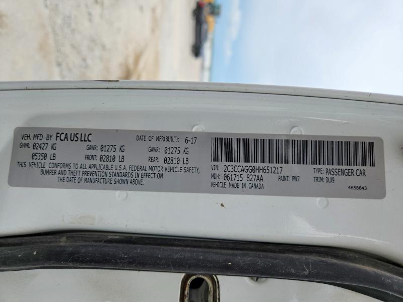 Продажа на аукционе авто 2017 Chrysler 300, vin: 2C3CCAGG0HH651217, номер лота: 58187266