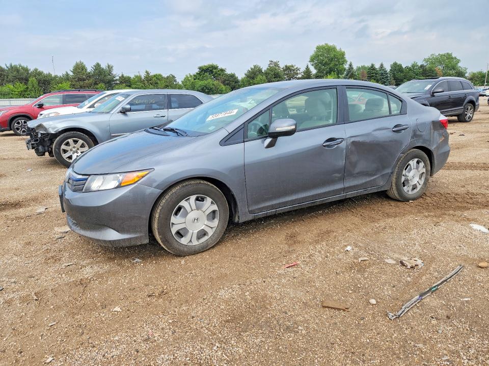2012 Honda Civic მანქანა იყიდება აუქციონზე, vin: JHMFB4F24CS004029, აუქციონის ნომერი: 55877846