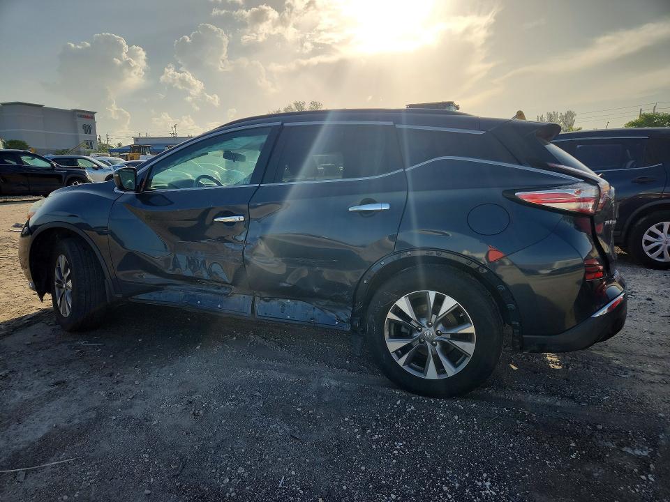 58661286 :رقم المزاد ، 5N1AZ2MH2HN185197 vin ، 2017 Nissan Murano مزاد بيع