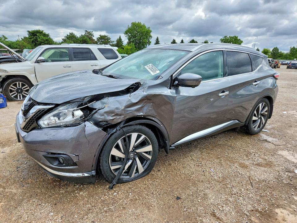 Продажа на аукционе авто 2018 Nissan Murano, vin: 5N1AZ2MH6JN137837, номер лота: 57356506