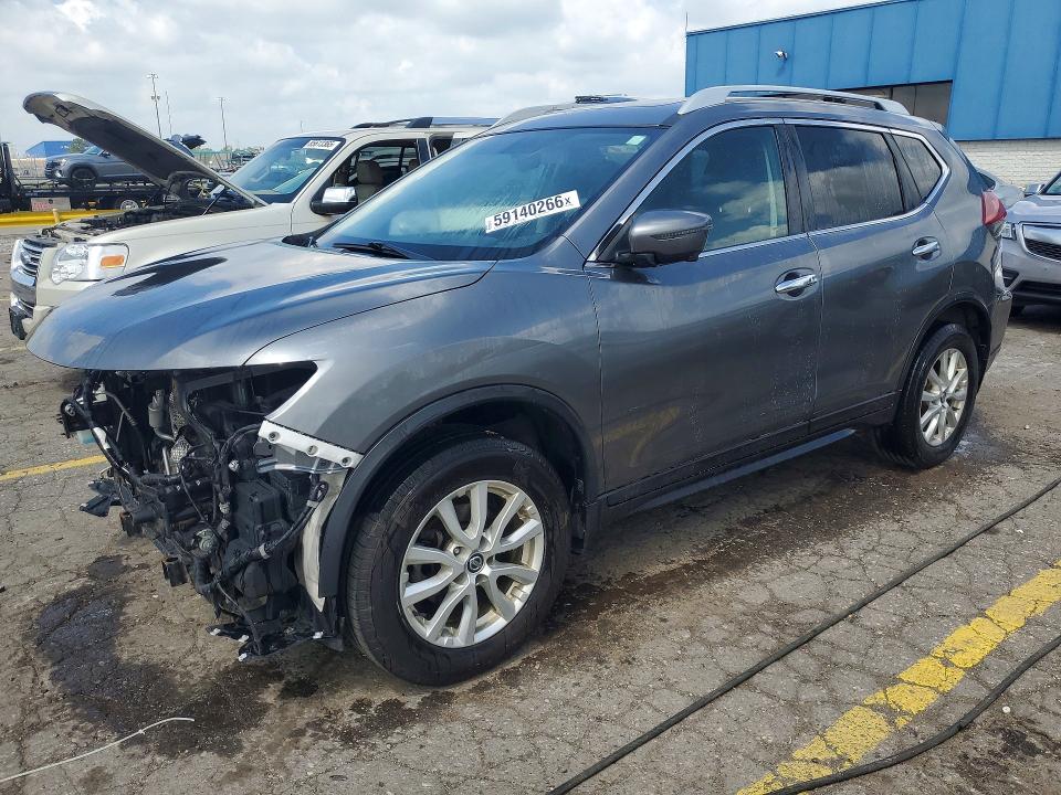 59140266 :رقم المزاد ، 5N1AT2MV1JC791535 vin ، 2018 Nissan Rogue مزاد بيع