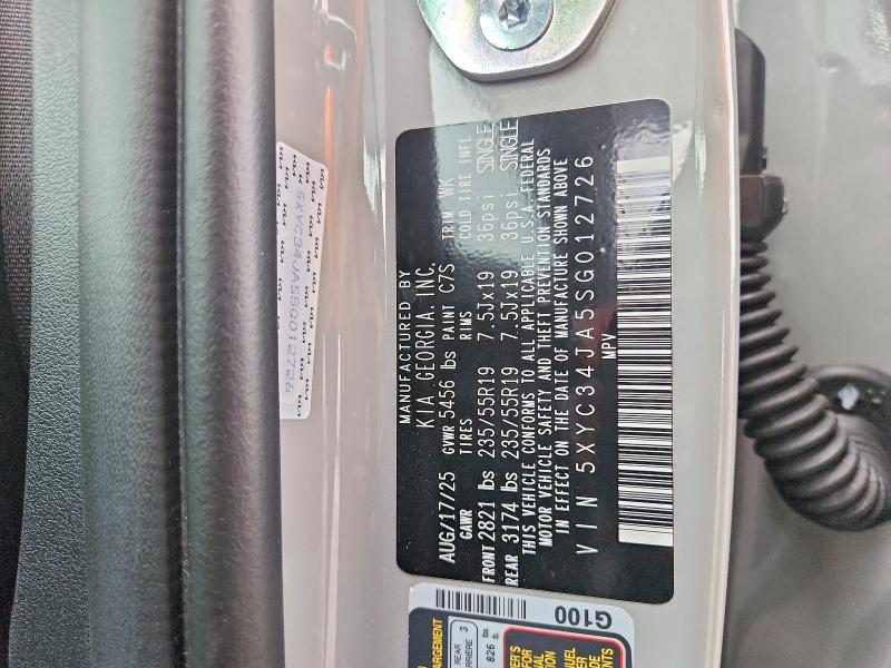 Aukcja sprzedaży 2025 Kia Ev6, vin: 5XYC34JA5SG012726, numer aukcji: 58687936