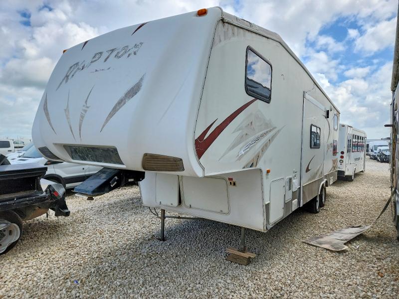 2008 Keystone Raptor Rp3 მანქანა იყიდება აუქციონზე, vin: 4YDF299288R800966, აუქციონის ნომერი: 55167506