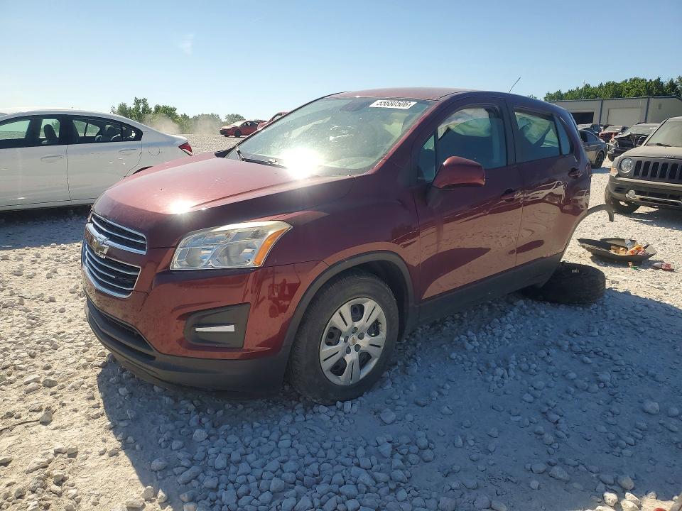 Продажа на аукционе авто 2016 Chevrolet Trax, vin: 3GNCJKSB6GL135153, номер лота: 55680506