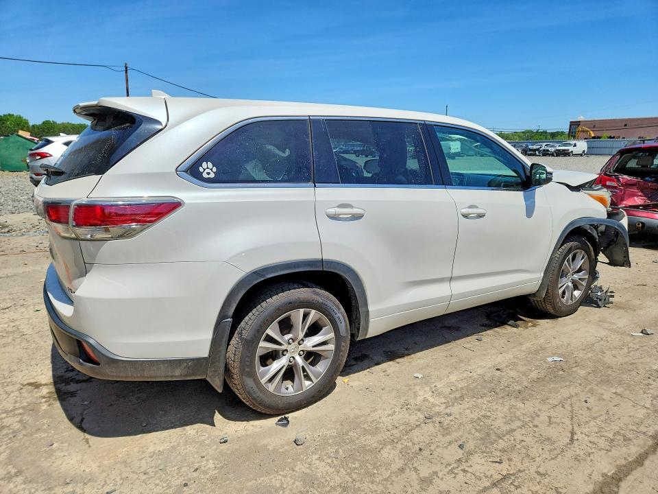 2014 Toyota Highlander მანქანა იყიდება აუქციონზე, vin: 5TDBKRFHXES032673, აუქციონის ნომერი: 56036906