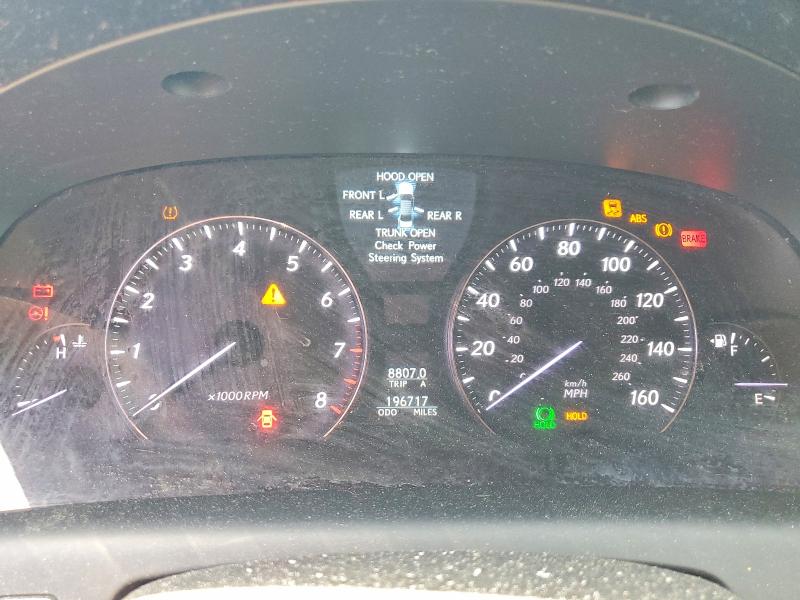 55906146 :رقم المزاد ، JTHBL46F675051579 vin ، 2007 Lexus Ls مزاد بيع