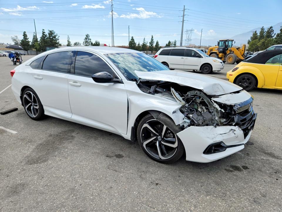 58431316 :رقم المزاد ، 1HGCV1F42MA037650 vin ، 2021 Honda Accord مزاد بيع