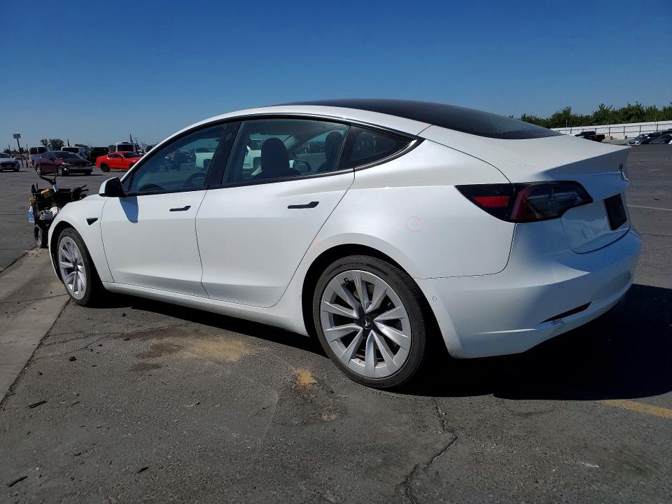 55693116 :رقم المزاد ، 5YJ3E1EB2NF143605 vin ، 2022 Tesla Model 3 مزاد بيع