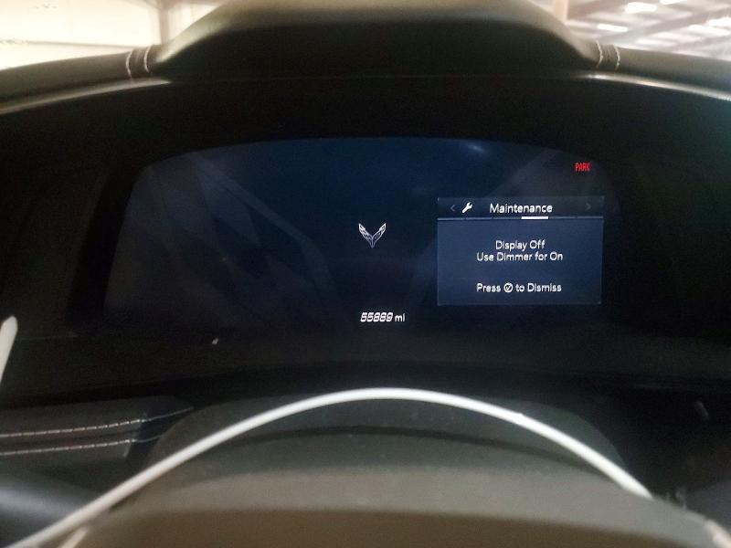 58097136 :رقم المزاد ، 1G1Y62D4XL5105218 vin ، 2020 Chevrolet Corvette مزاد بيع