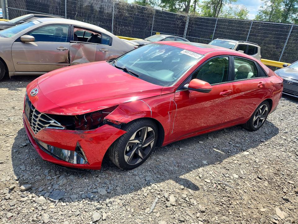 2021 Hyundai Elantra მანქანა იყიდება აუქციონზე, vin: 5NPLP4AG2MH019959, აუქციონის ნომერი: 56513846