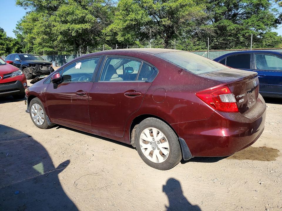 57325686 :رقم المزاد ، 19XFB2F54CE061737 vin ، 2012 Honda Civic مزاد بيع