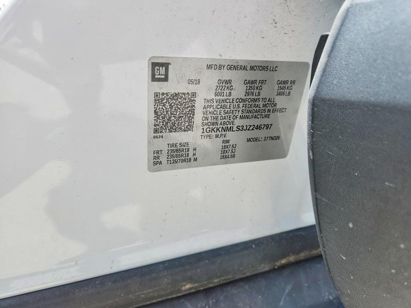 Продажа на аукционе авто 2018 Gmc Acadia, vin: 1GKKNMLS3JZ246797, номер лота: 56403676