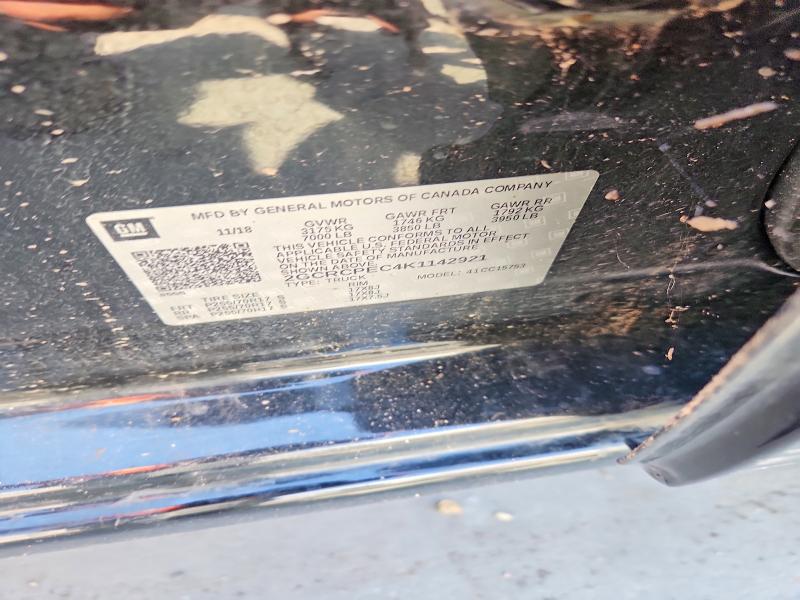 56943456 :رقم المزاد ، 2GCRCPEC4K1142921 vin ، 2019 Chevrolet Silverado Ld مزاد بيع