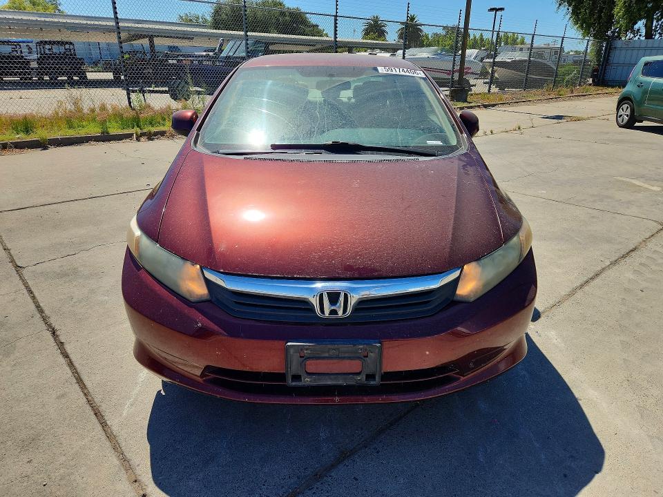 Aukcja sprzedaży 2012 Honda Civic, vin: 19XFB2F50CE321017, numer aukcji: 59174406