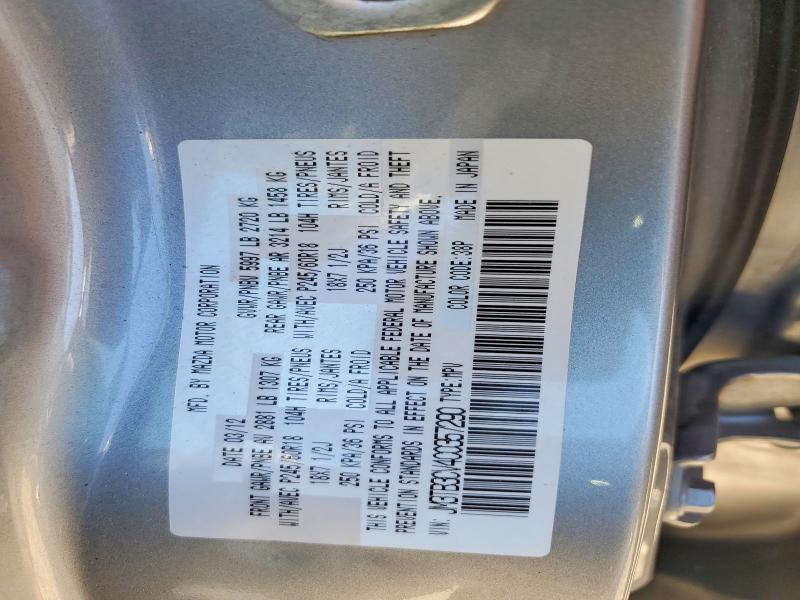Продажа на аукционе авто 2012 Mazda Cx-9, vin: JM3TB3CV4C0357290, номер лота: 59275036