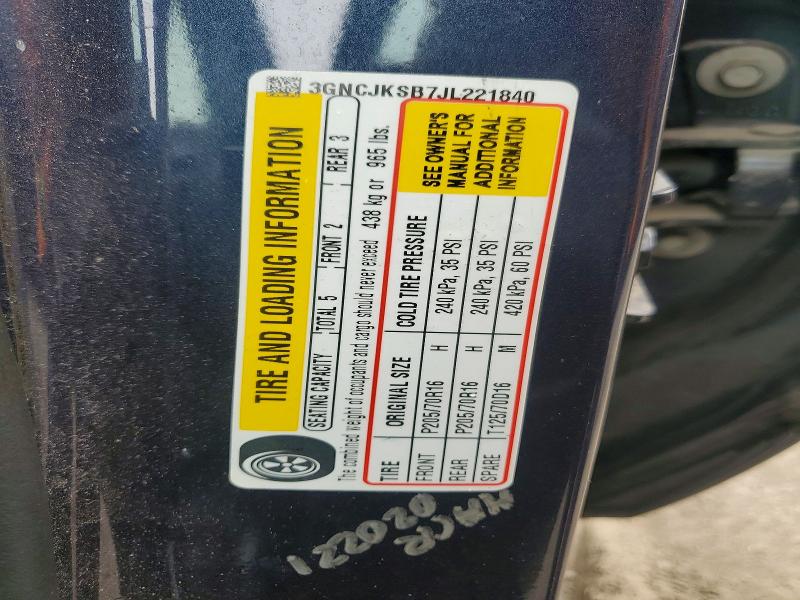 Продажа на аукционе авто 2018 Chevrolet Trax, vin: 3GNCJKSB7JL221840, номер лота: 55517616