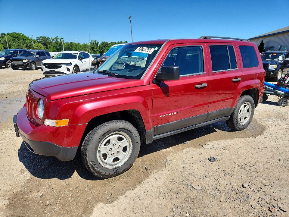 57833296 :رقم المزاد ، 1C4NJRBB1CD598778 vin ، 2012 Jeep Patriot مزاد بيع