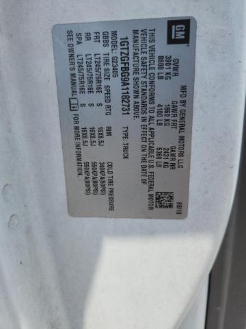 Aukcja sprzedaży 2010 Gmc Savana, vin: 1GTZGFBG9A1182731, numer aukcji: 57170526