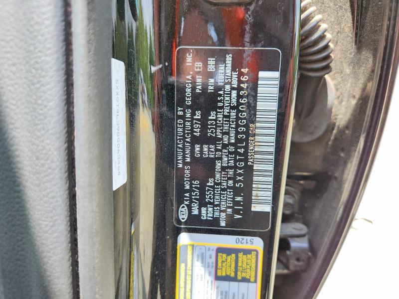 2016 Kia Optima მანქანა იყიდება აუქციონზე, vin: 5XXGT4L39GG063464, აუქციონის ნომერი: 56639726