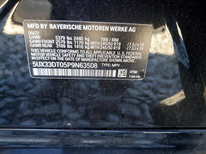 Продаж на аукціоні авто 2023 Bmw X4, vin: 5UX33DT05P9N63508, номер лоту: 57973136