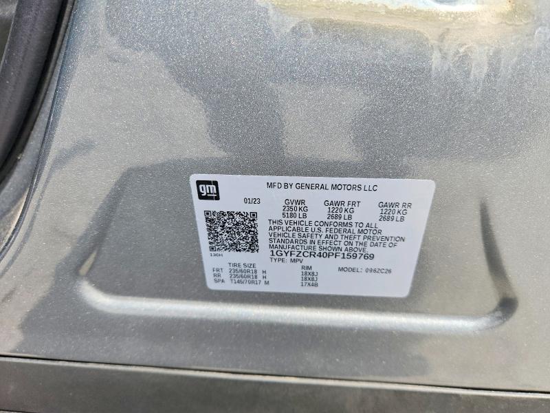 Aukcja sprzedaży 2023 Cadillac Xt4, vin: 1GYFZCR40PF159769, numer aukcji: 57399286