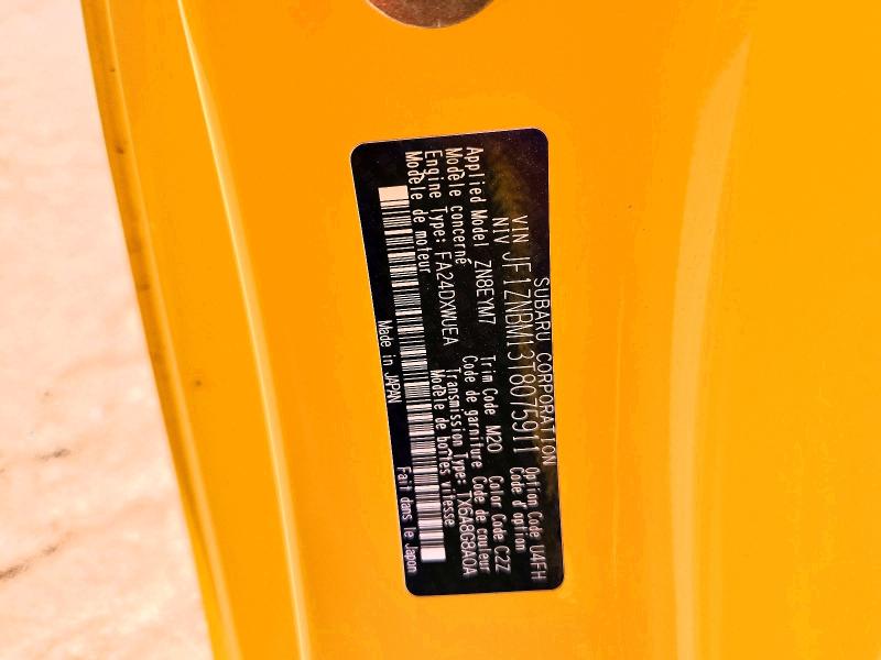 2026 Toyota Gr 86 მანქანა იყიდება აუქციონზე, vin: JF1ZNBM13T8075911, აუქციონის ნომერი: 56470036