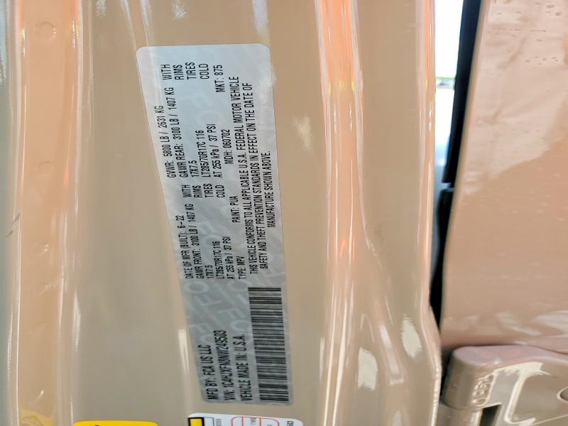57724776 :رقم المزاد ، 1C4HJXFN8NW249503 vin ، 2022 Jeep Wrangler Unlimited مزاد بيع
