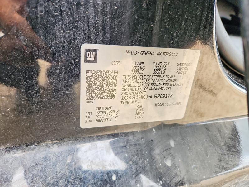 Продаж на аукціоні авто 2020 Gmc Yukon Xl, vin: 1GKS1HKJ5LR289178, номер лоту: 56438906