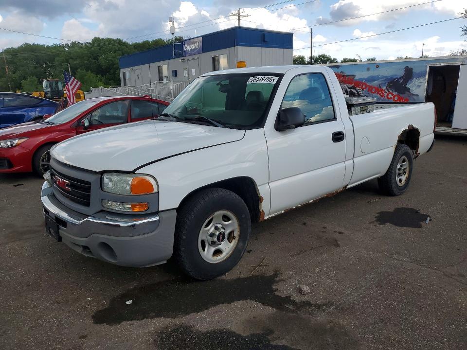 56549786 :رقم المزاد ، 1GTEC14X44Z284924 vin ، 2004 Gmc New Sierra مزاد بيع