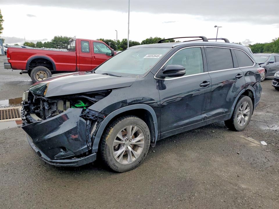 2014 Toyota Highlander მანქანა იყიდება აუქციონზე, vin: 5TDJKRFH4ES012639, აუქციონის ნომერი: 58053646