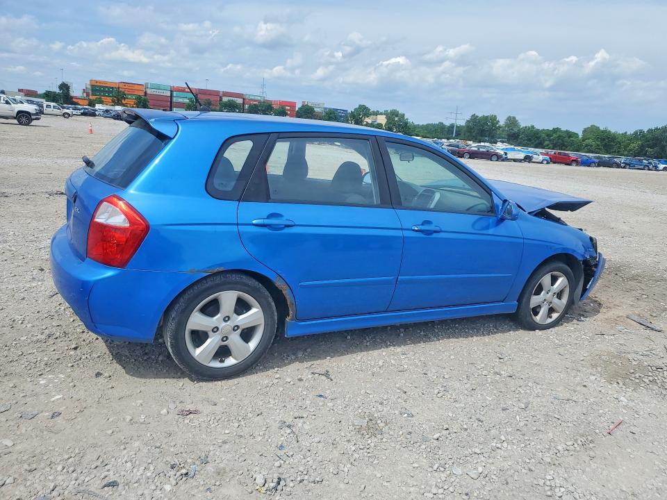 57218056 :رقم المزاد ، KNAFE161875002168 vin ، 2007 Kia Spectra5 مزاد بيع