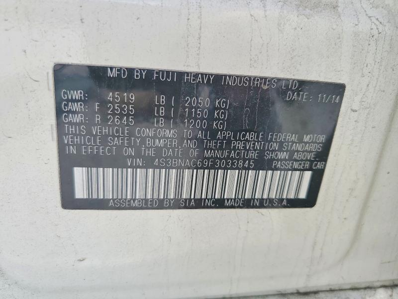 Продаж на аукціоні авто 2015 Subaru Legacy, vin: 4S3BNAC69F3033845, номер лоту: 55580666