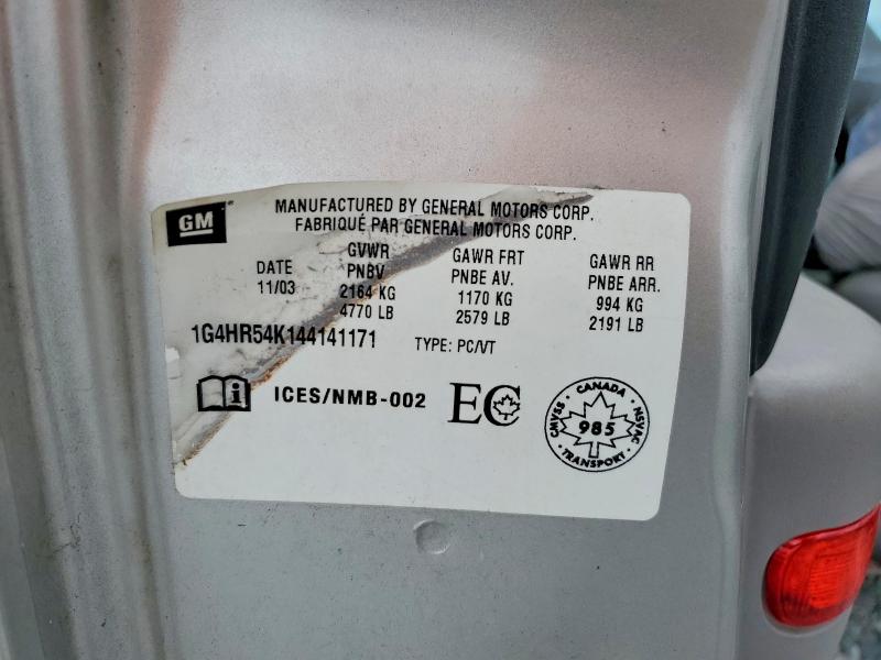 Продаж на аукціоні авто 2004 Buick Lesabre, vin: 1G4HR54K144141171, номер лоту: 56050716