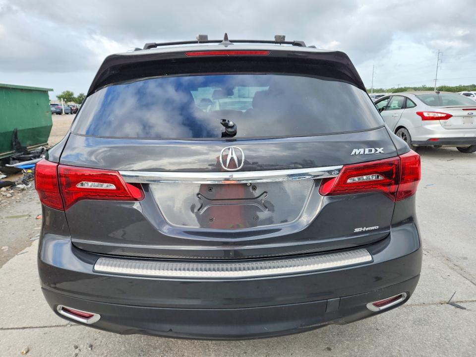 55843756 :رقم المزاد ، 5FRYD4H46FB020381 vin ، 2015 Acura Mdx مزاد بيع