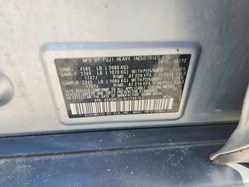 Aukcja sprzedaży 2013 Subaru Outback, vin: 4S4BRCGC3D3208762, numer aukcji: 56534146