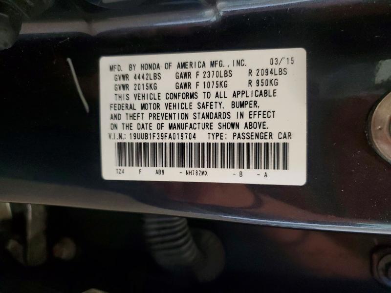 Aukcja sprzedaży 2015 Acura Tlx, vin: 19UUB1F39FA019704, numer aukcji: 57405146