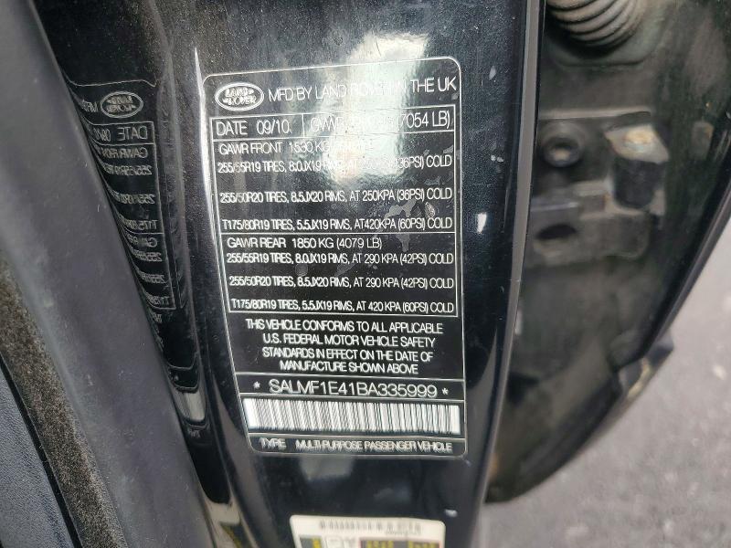Продажа на аукционе авто 2011 Land Rover Range Rover, vin: SALMF1E41BA335999, номер лота: 57163176