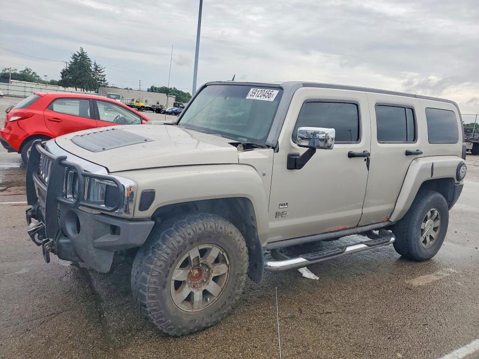 2007 Hummer H3 მანქანა იყიდება აუქციონზე, vin: 5GTDN13E578101443, აუქციონის ნომერი: 59120456