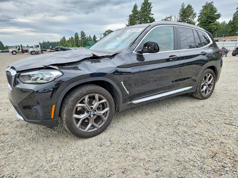 2022 Bmw X3 მანქანა იყიდება აუქციონზე, vin: 5UX53DP06N9J50688, აუქციონის ნომერი: 55675756